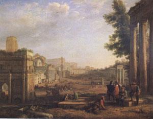 Claude Lorrain View of the Campo Vaccino ()mk05 China oil painting art